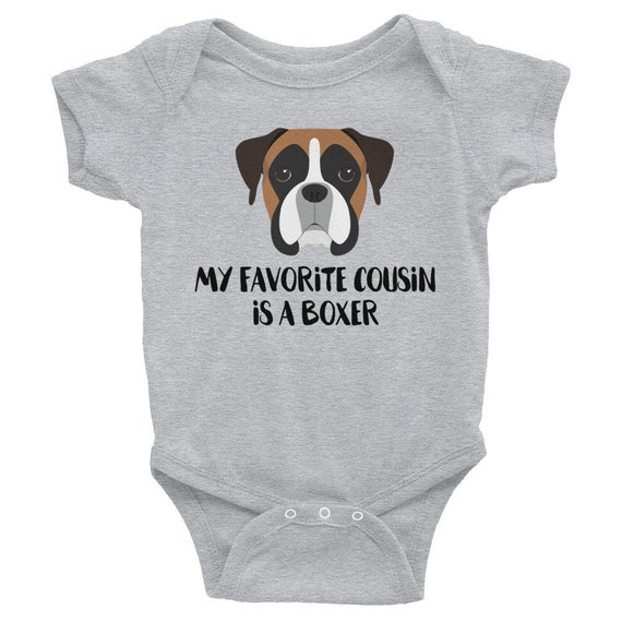 Ropa De Bebe Perro Boxer Para Sobrina Sobrino Primo Traje De Etsy