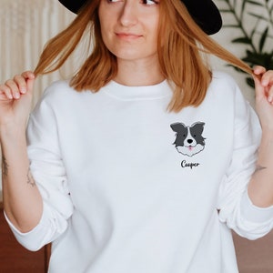 Personalized Border Collie Sweatshirt: Dog Lover Hoodie