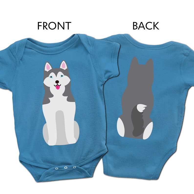 Husky Dog Baby Clothes Etsy