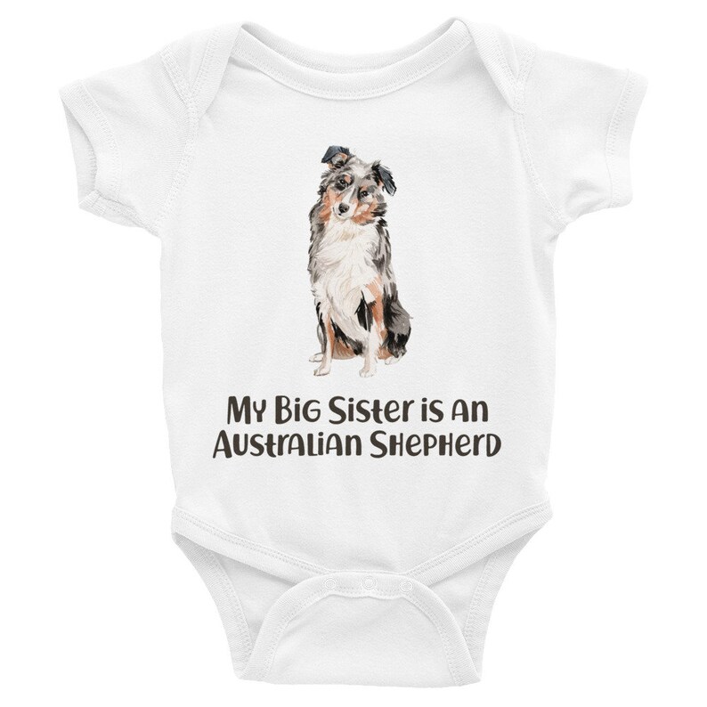 Australian Shepherd Dog Baby Clothes Aussie Shepherd Baby Etsy