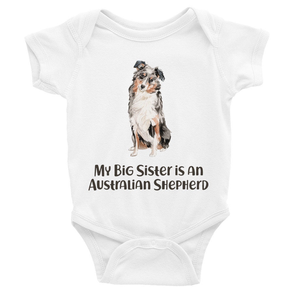 Australian Shepherd dog baby clothes aussie shepherd baby Etsy