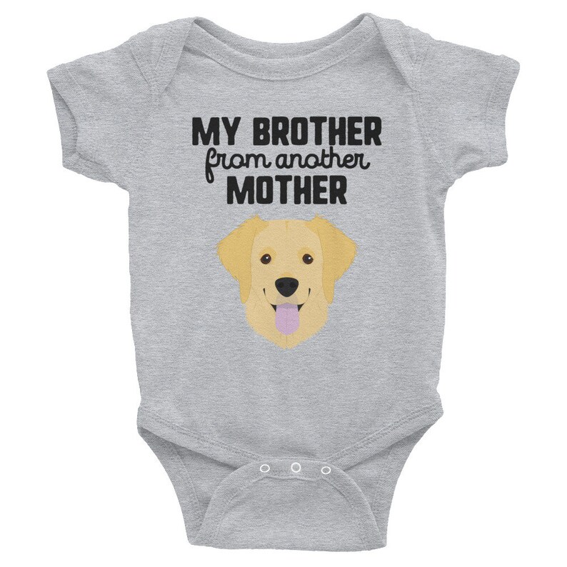 Cute Baby Clothes Golden Retriever Big Brother Dog Baby Etsy