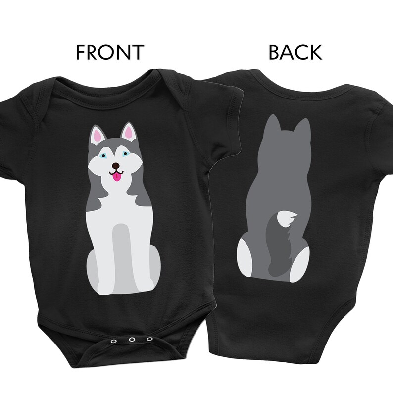 Husky Dog Baby Clothes Etsy