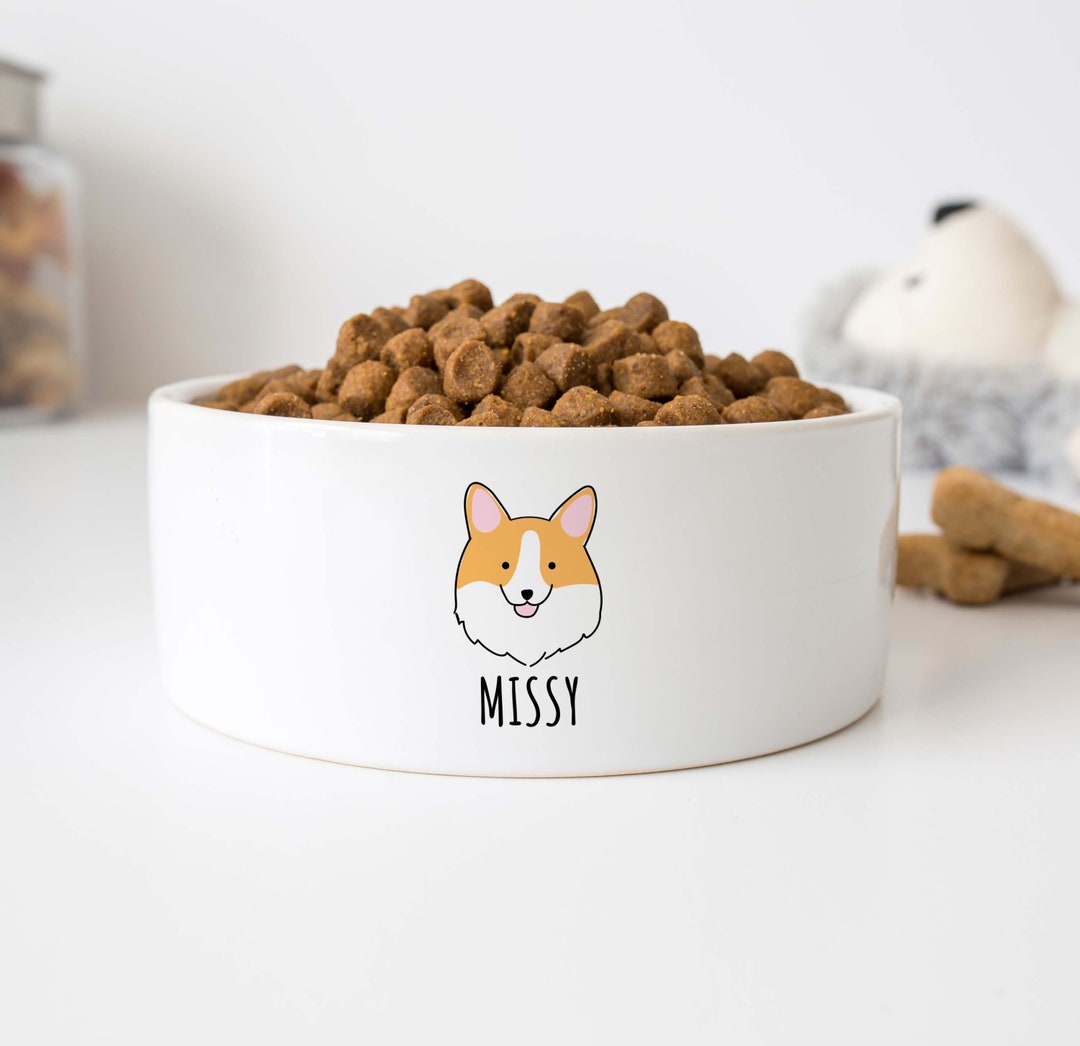 Dog Bowl for Corgi Corgi Gifts New Puppy Dish Etsy Canada