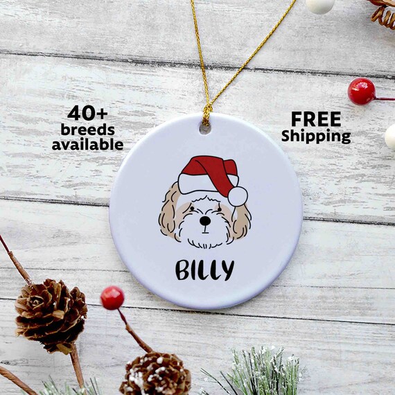 cavapoo dog ornaments