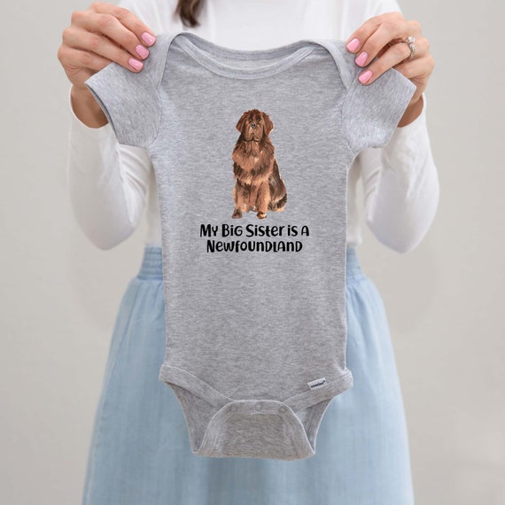 Newfoundland Dog Baby Onesie® New Born Baby Clothes Baby Etsy
