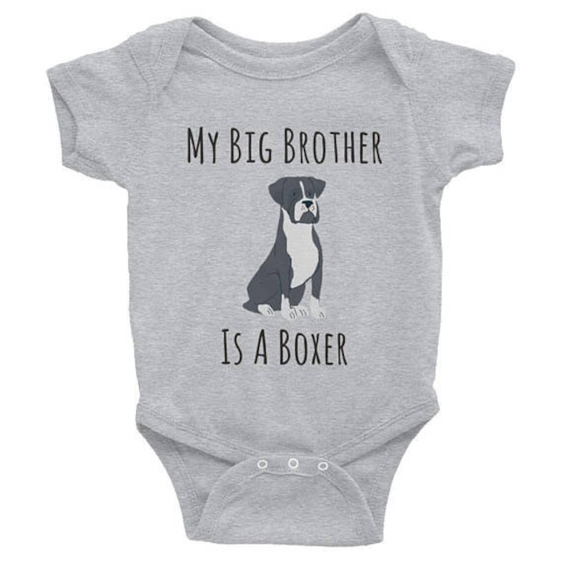 Boxer Dog Baby Clothes Cute Baby Clothes Baby Shower Gift Etsy