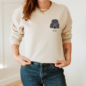 Personalized Poodle Sweatshirt: Dog Mom Gift, Unisex Hoodie