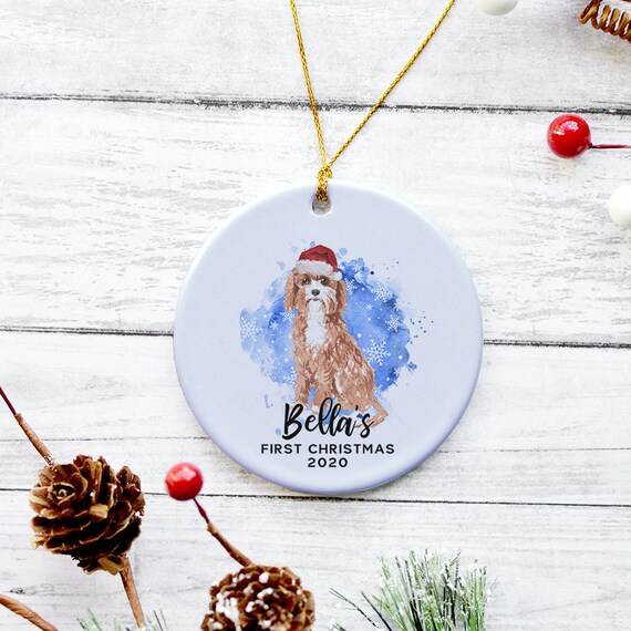cavapoo christmas ornament
