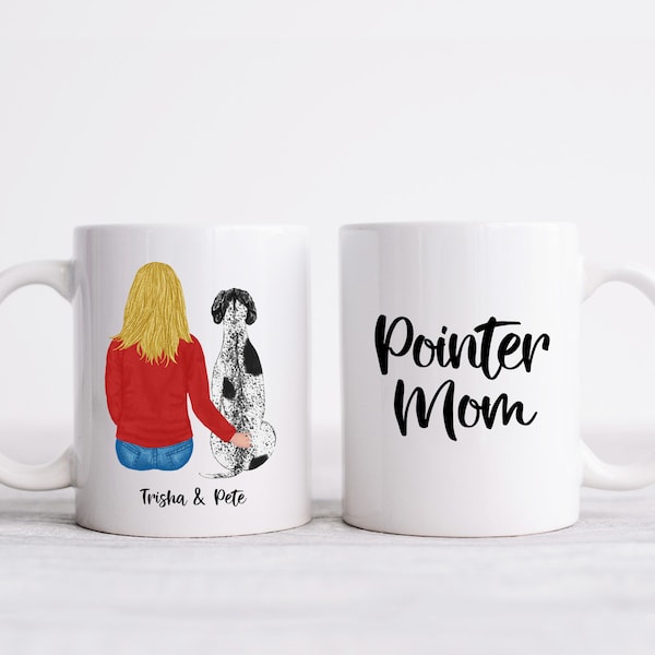 Pointer Mug, Pointer Dog Mom Gift, Pointer Gifts, Dog Lover Gift