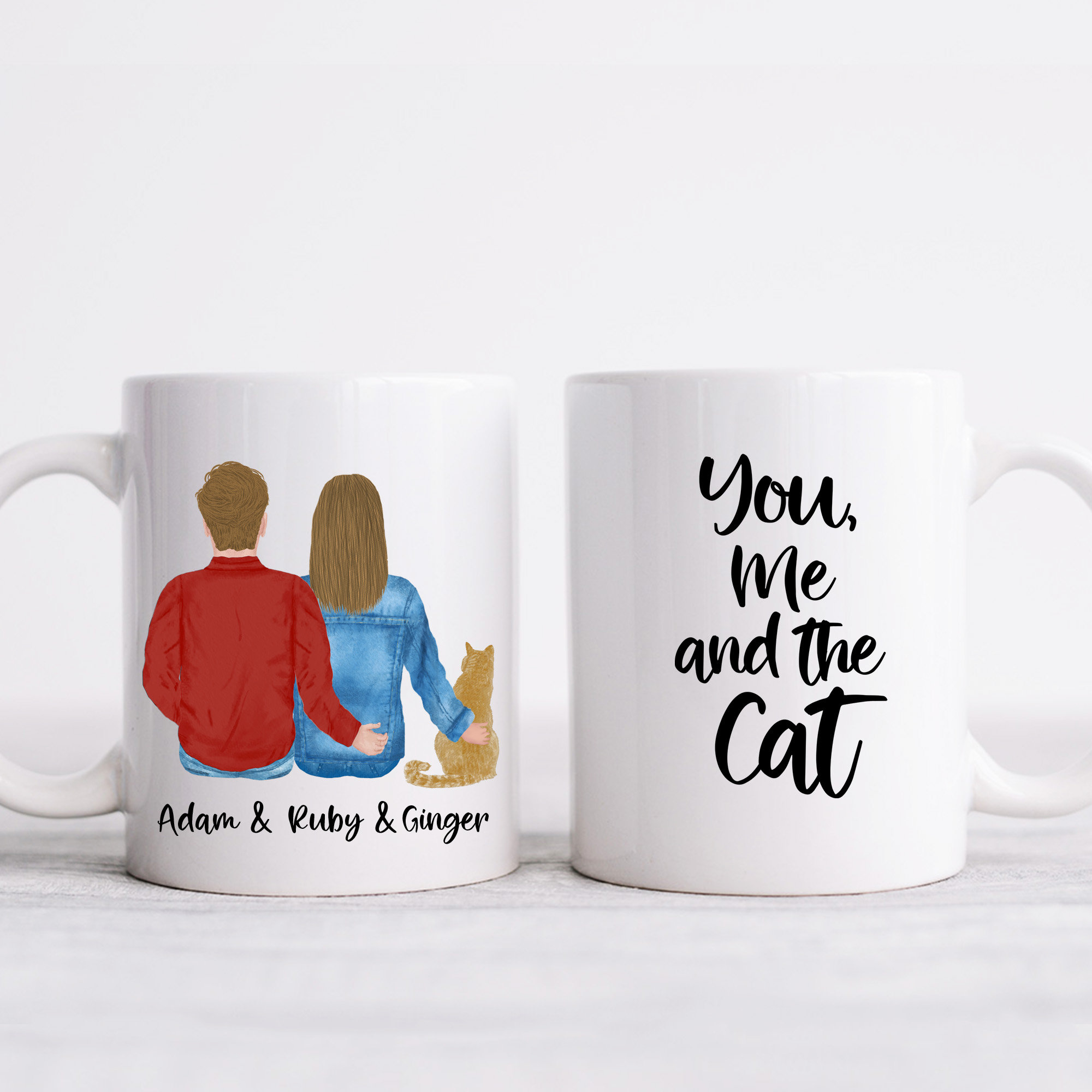 BigNoseDeer Wedding Gifts Cute Kissing Cat Mug Couple Gifts Ceramic Coffee  Mug Set Anniversary Engagement Gifts for Couples Matching Couples Stuff Cat  Gifts for Cat Lovers 12oz - Buy Online - 102649778