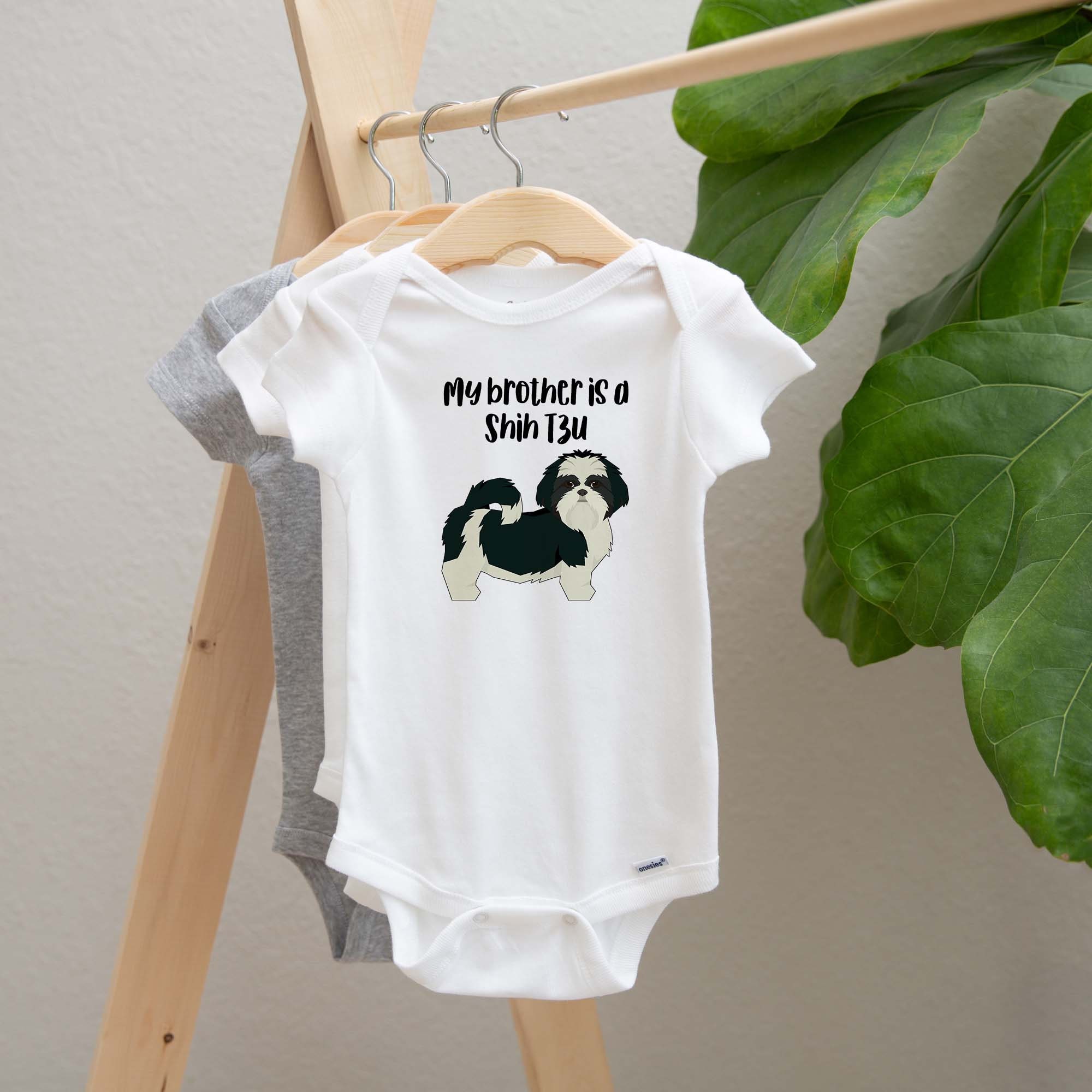 Shih Tzu Baby Onesie® New Born Baby Clothes Baby Shower - Etsy