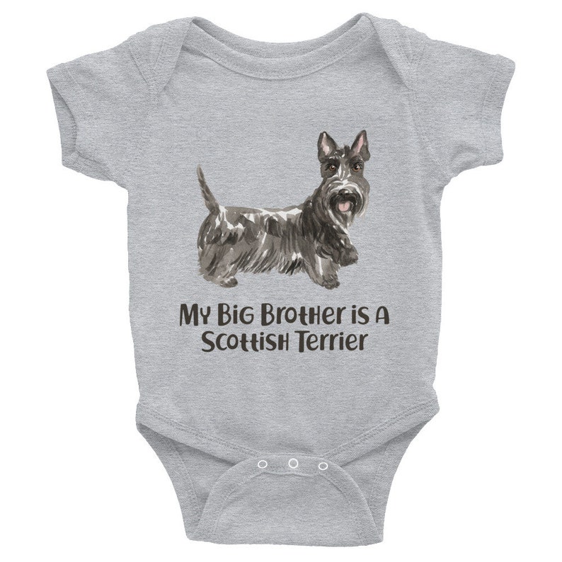 Scottish terrier baby clothes cute scottie dog baby bodysuit Etsy