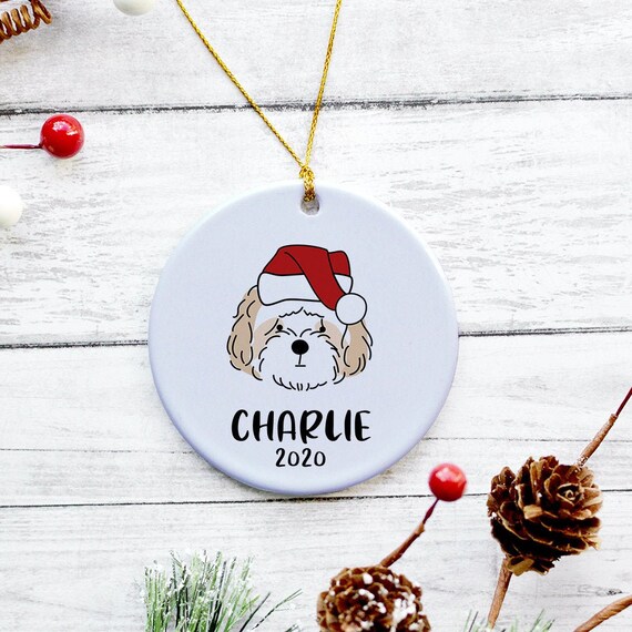 cavapoo christmas ornament