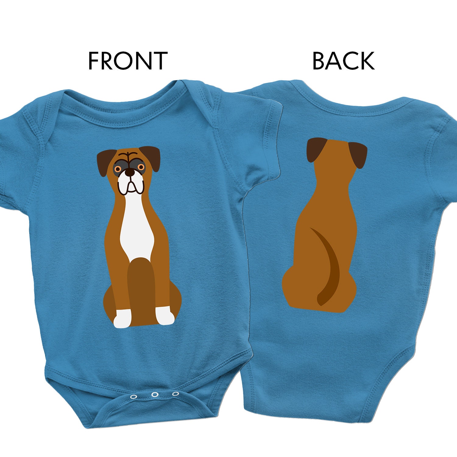 Cute boxer dog baby clothes Etsy