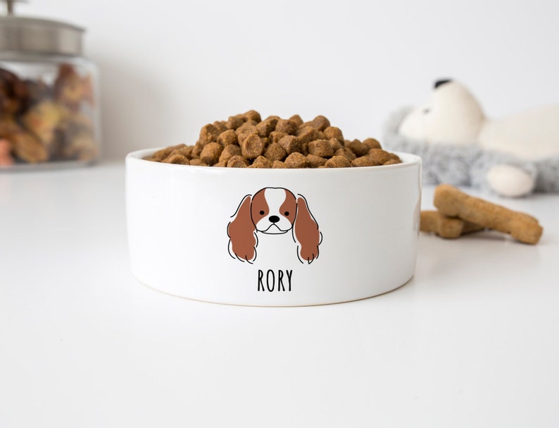 cavalier dog bowls