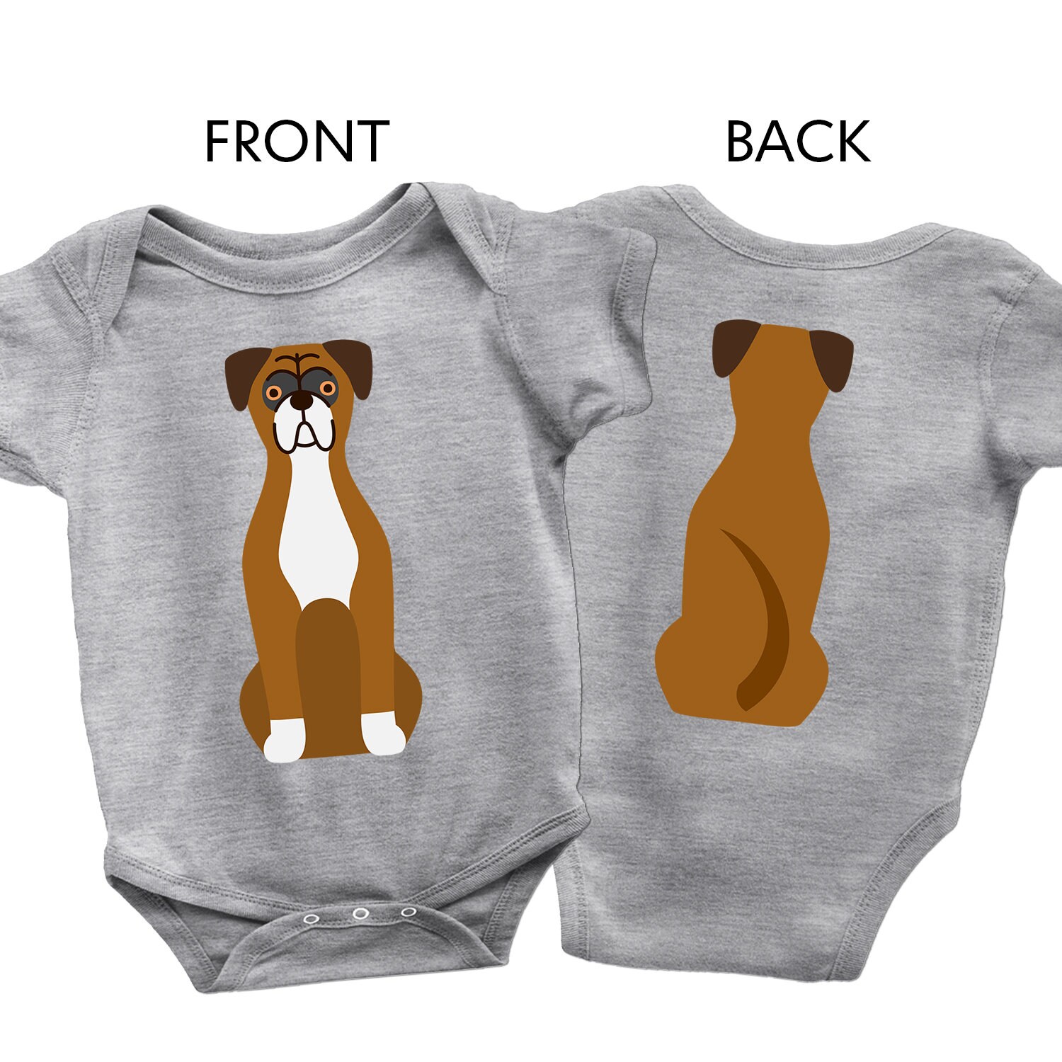 Cute boxer dog baby clothes Etsy