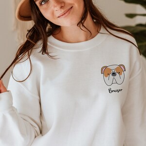 Personalized English Bulldog Sweatshirt: Unisex Dog Lover Hoodie
