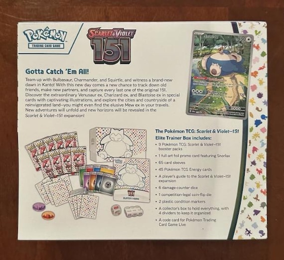 151 booster elite trainer box New adventures will unfold and new horizons will be revealed in the Scarlet Pokemon Scarlet & Violet 151