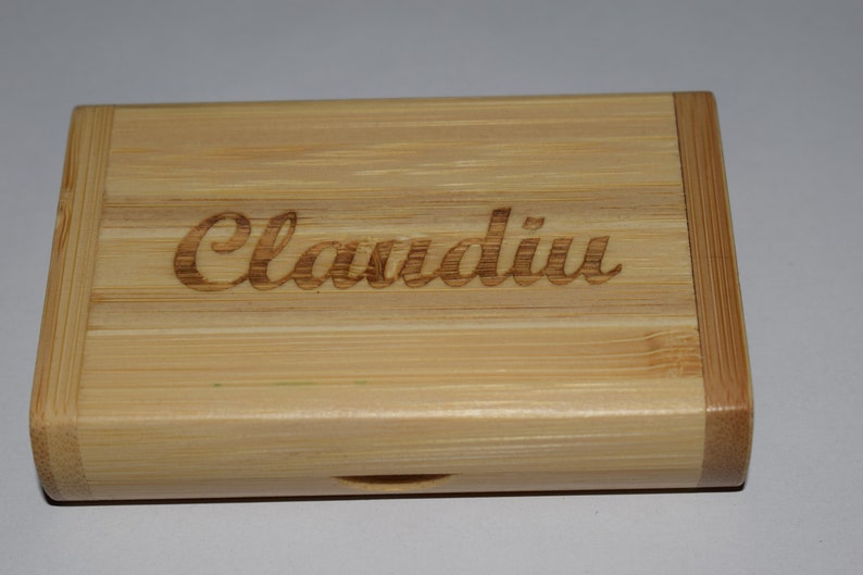 32 GB and 64 GB USB stick in maple wood, walnut, red wood or bamboo with box. image 6