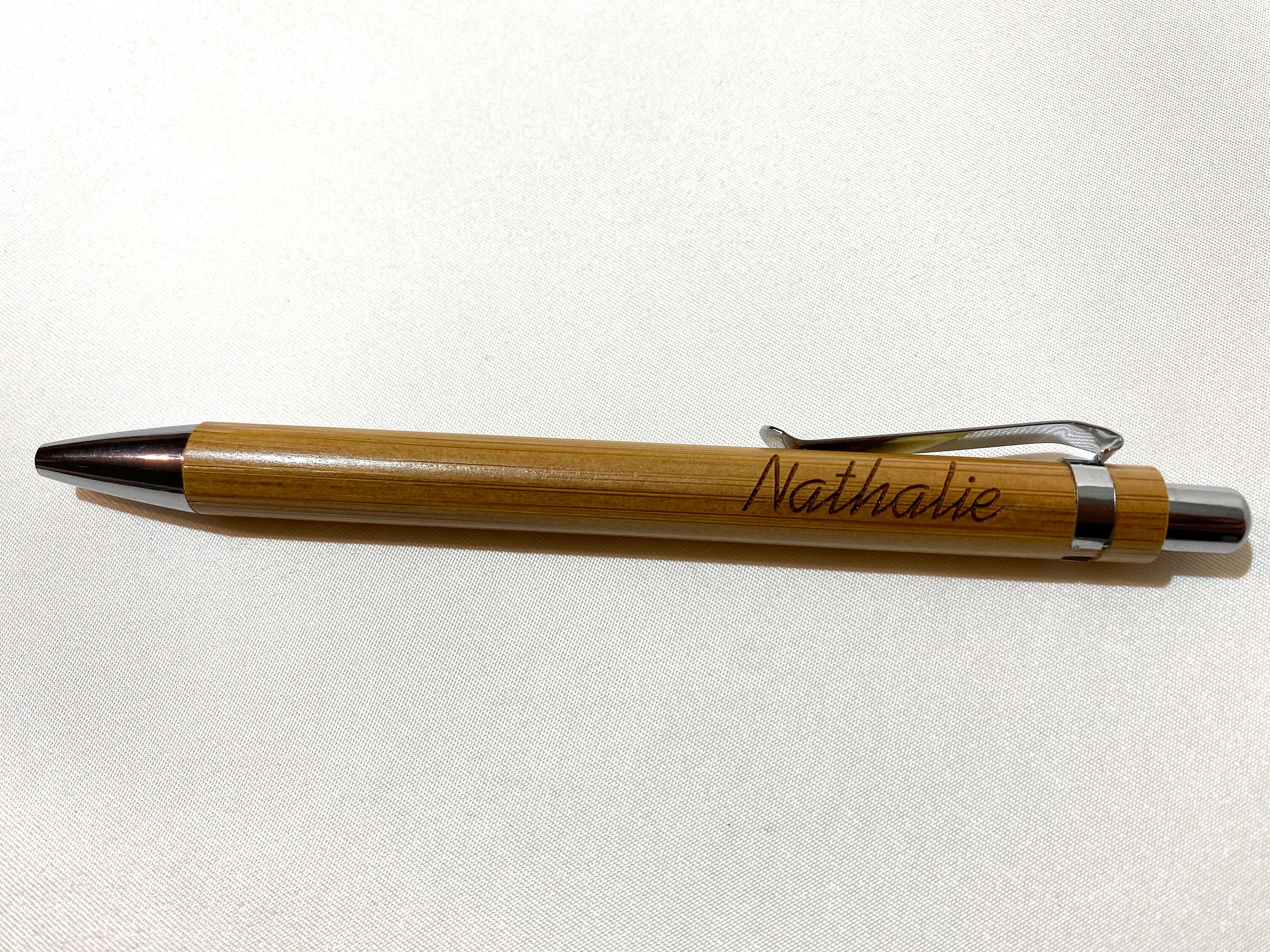 stylo en Bambou Gravé