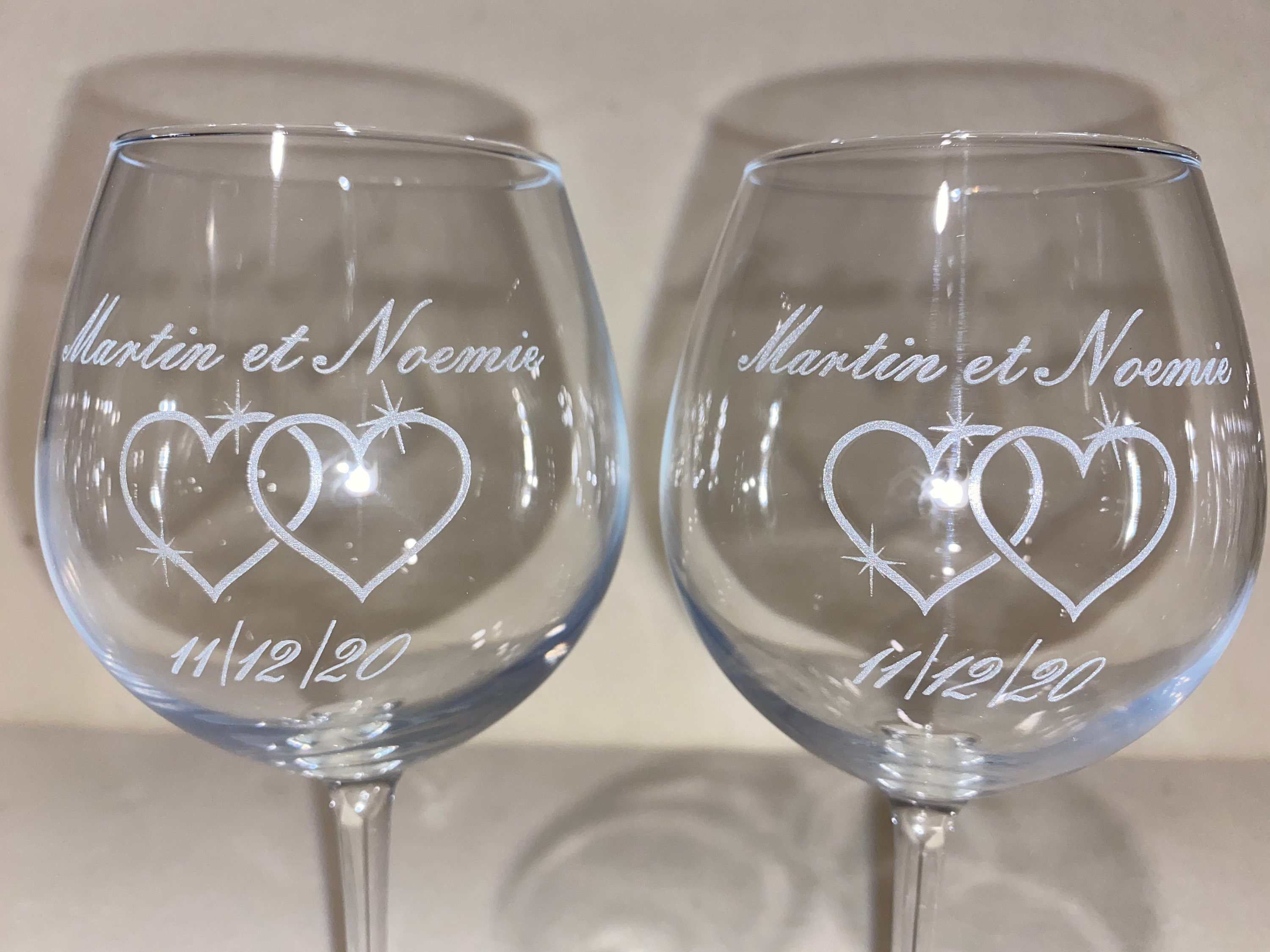 Verre A Vin Personnalisé de Marque Luminarc.