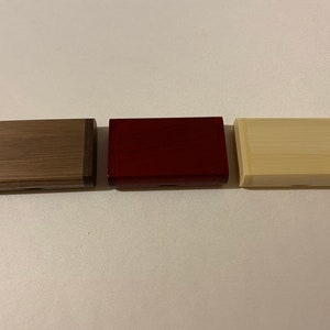 32 GB and 64 GB USB stick in maple wood, walnut, red wood or bamboo with box. image 7