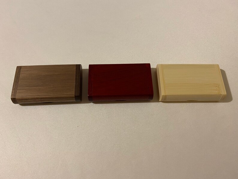 32 GB and 64 GB USB stick in maple wood, walnut, red wood or bamboo with box. image 7