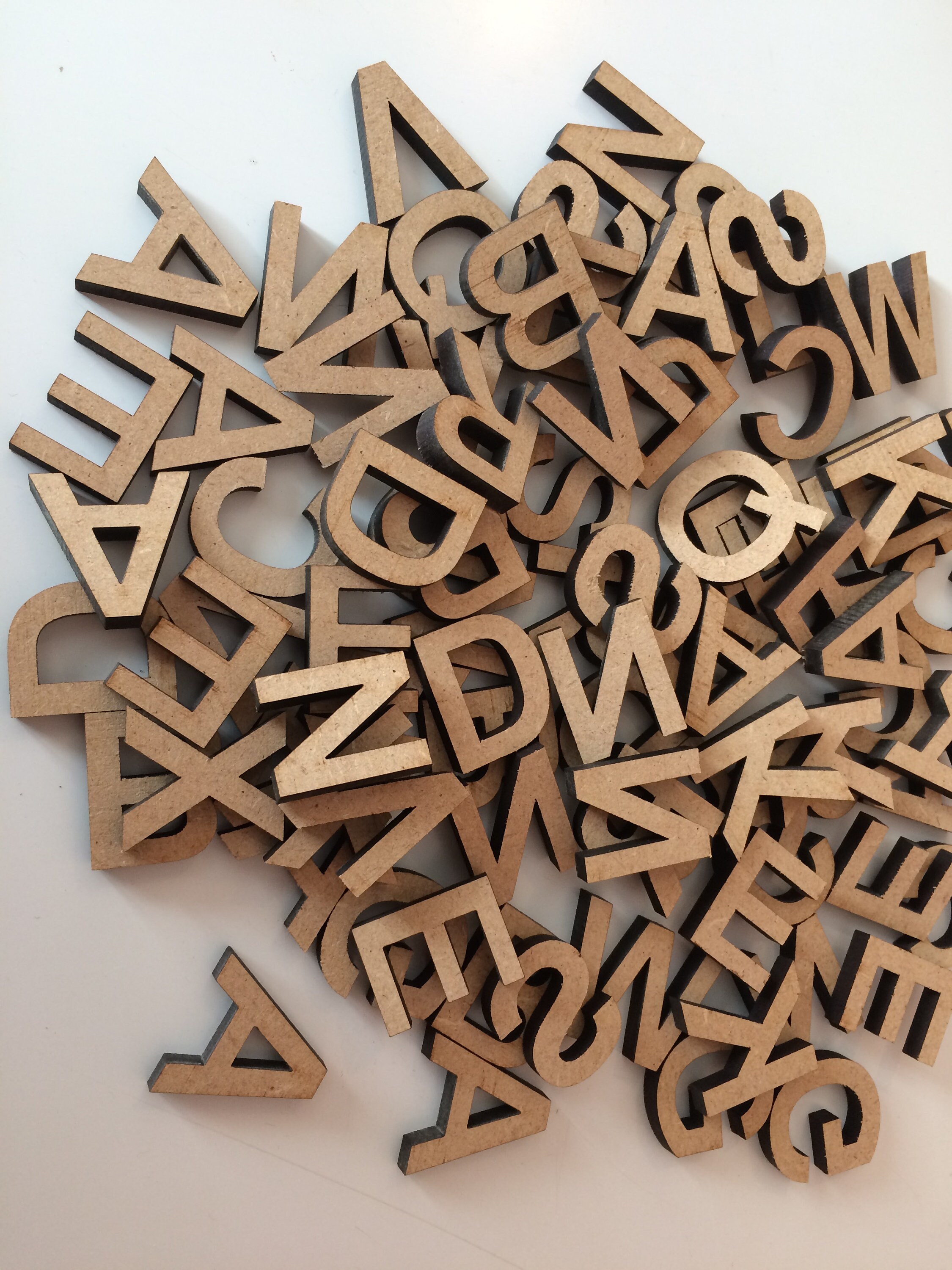 Capital letters to paint School Supplies capital letters to paste ...