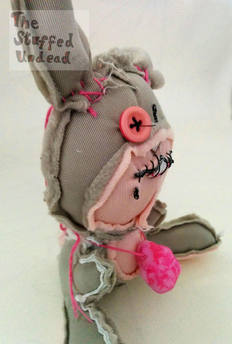 Zombear Bunny Rabbit Super Cute Stuffed Zombie Animal Etsy