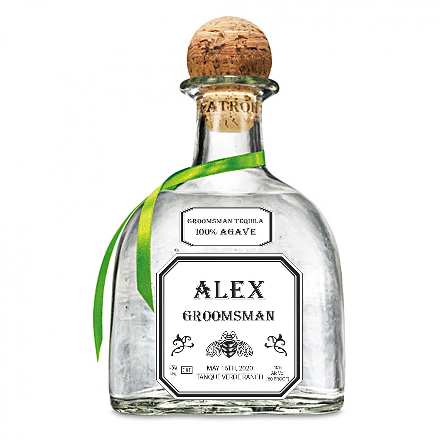 PRINTED tequila label, Custom tequila Label, Tequila Label Template, …