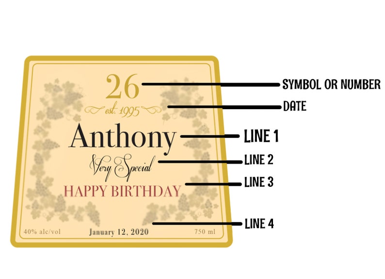 liquor PRINTED custom cognac label groomsmen proposal groomsman gift vsop cognac label father/'s day gift custom cognac liquor label