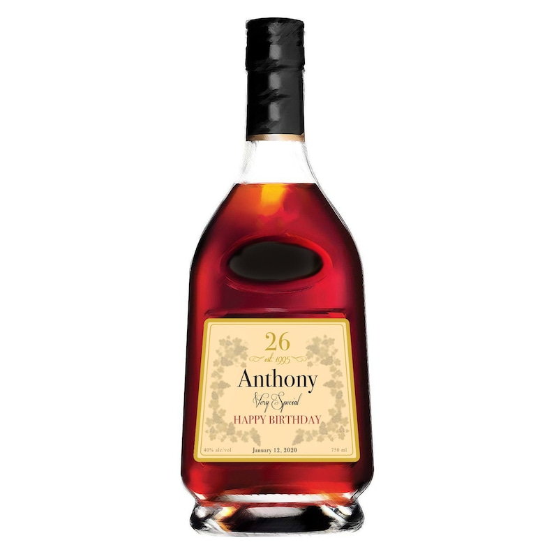 liquor PRINTED custom cognac label groomsmen proposal groomsman gift vsop cognac label father/'s day gift custom cognac liquor label
