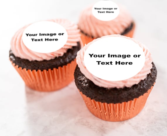 Essbare Oblaten Cupcake Topper 24x Personalisierte Essbare Oblaten-Topper Für Kuchen & Cupcakes – Druck Deines Motivs! Gym Heroes