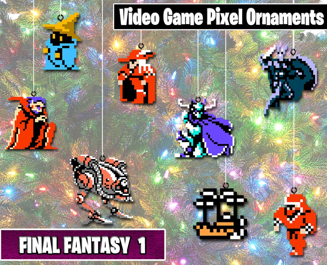 Final Fantasy Pixel Ornaments New Magnet Feature Sprite
