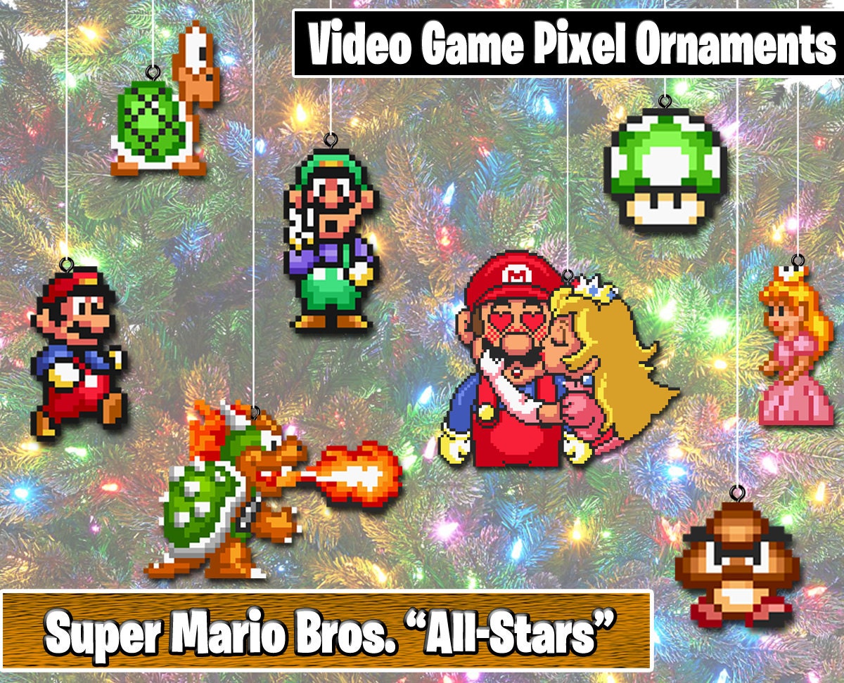 Super Mario Bros. 3 Super Mario All-Stars SNES Sticker Set (34 Pieces)