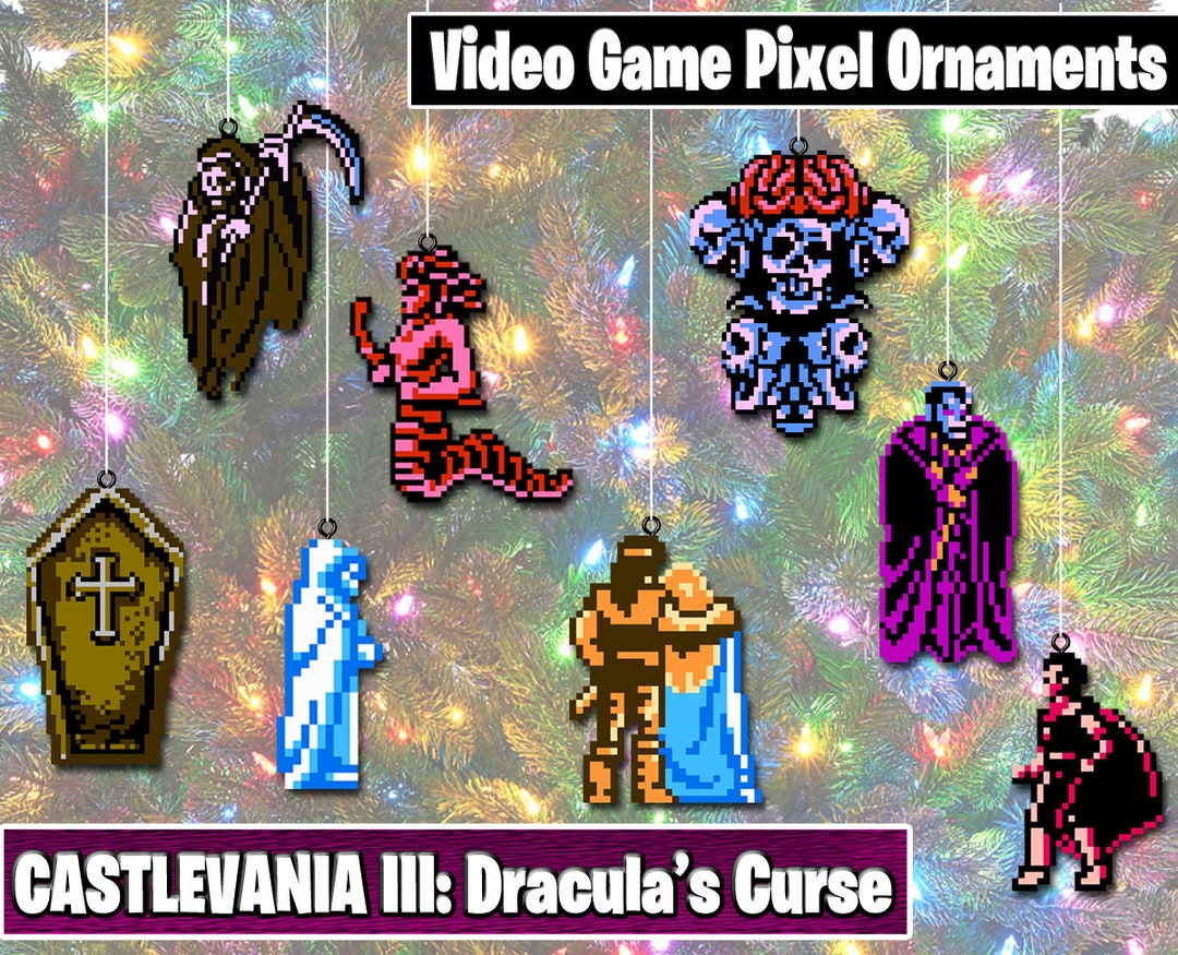 Castlevania 3 Dracula's Curse Pixel Ornaments Sprite Etsy