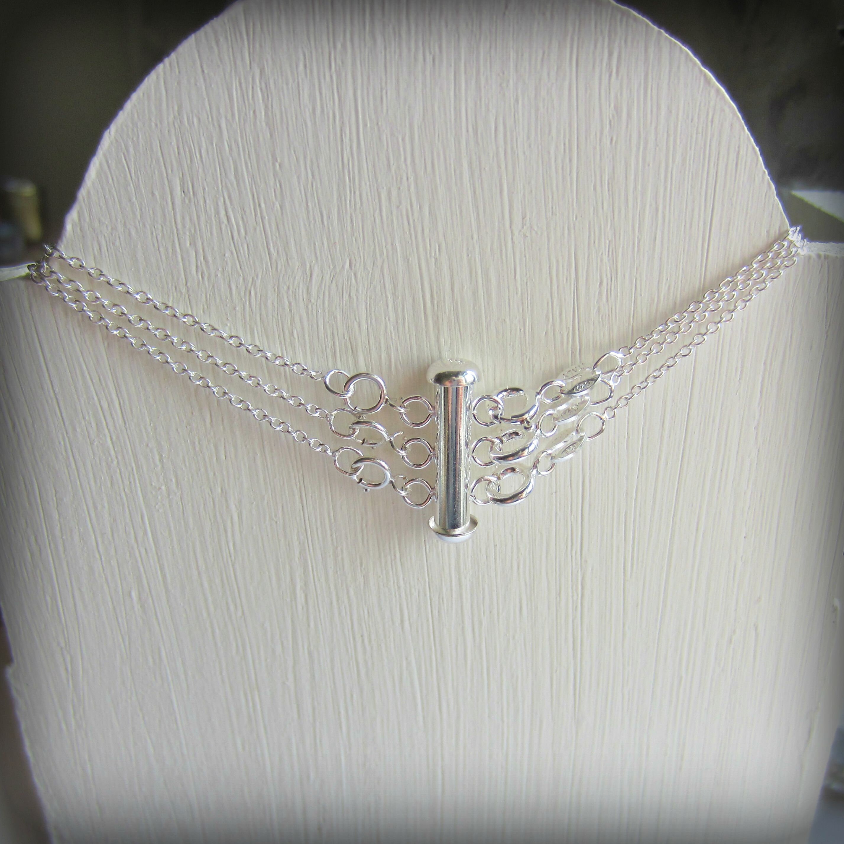 Layering Necklace Spacer Clasp Layered Necklace Detangler Etsy UK