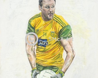 Michael Murphy Fine Original Painting - Sport - Ireland - Irish - GAA - Gaelic - football - Donegal - Wall Art