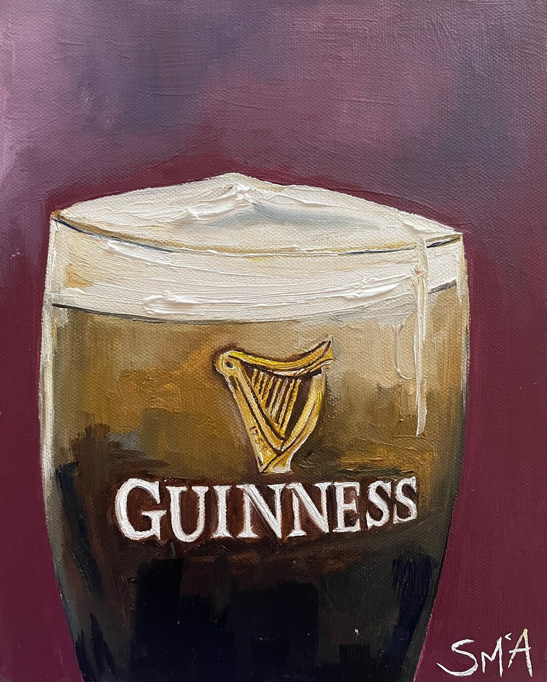 Guinness Irish Art Etsy