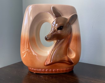 Vintage Royal Copley Deer Planter Royal Copley Deer Vase