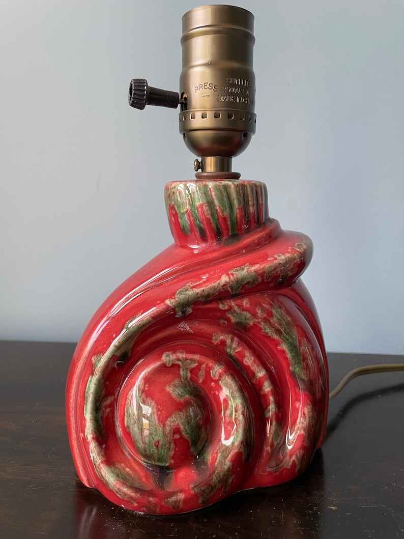 Vintage Ceramic Lamp Pair Boudoir Lamp Night Stand Lamp Accent Etsy