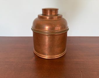 Vintage Copper Rumidor Cigar Humidor Tobacco Humidor