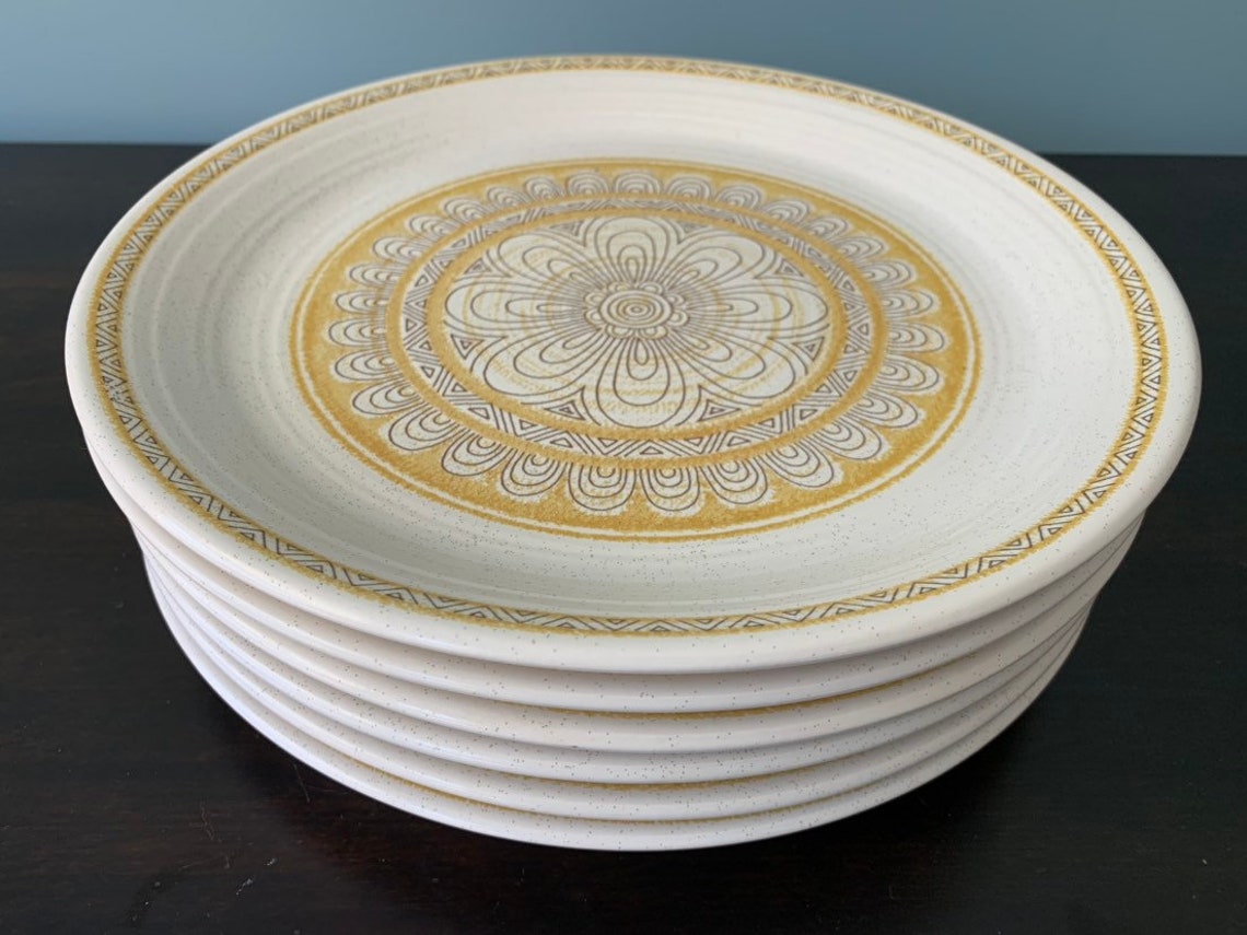 Vintage Hacienda Gold USA Franciscan Dinnerware Dinner Salad Etsy
