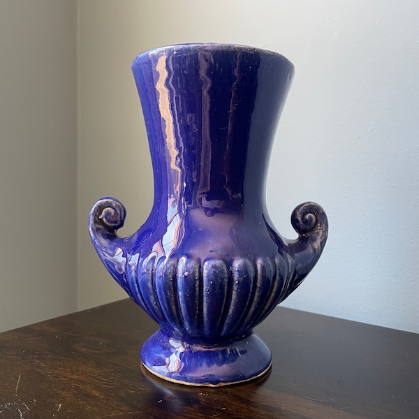 Mccoy Pottery Vase With Handles Etsy
