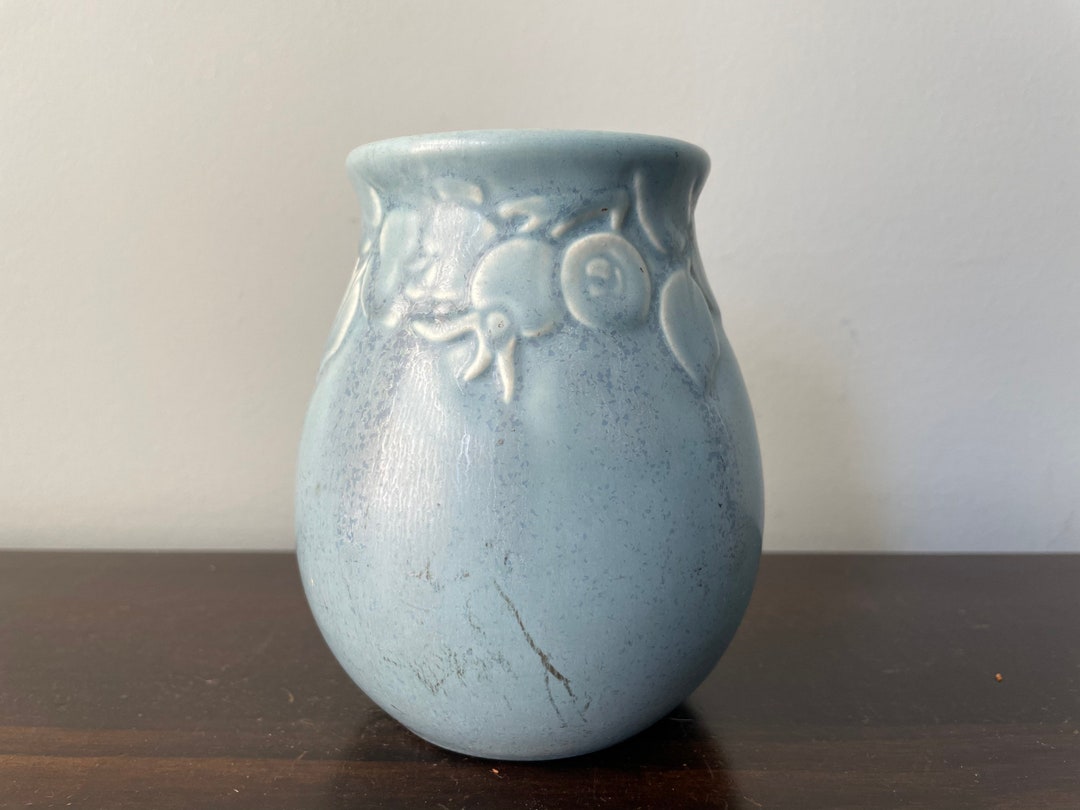 Vintage Rookwood Pottery Vase, Rookwood Rose Hips Vase, Rookwood 2122