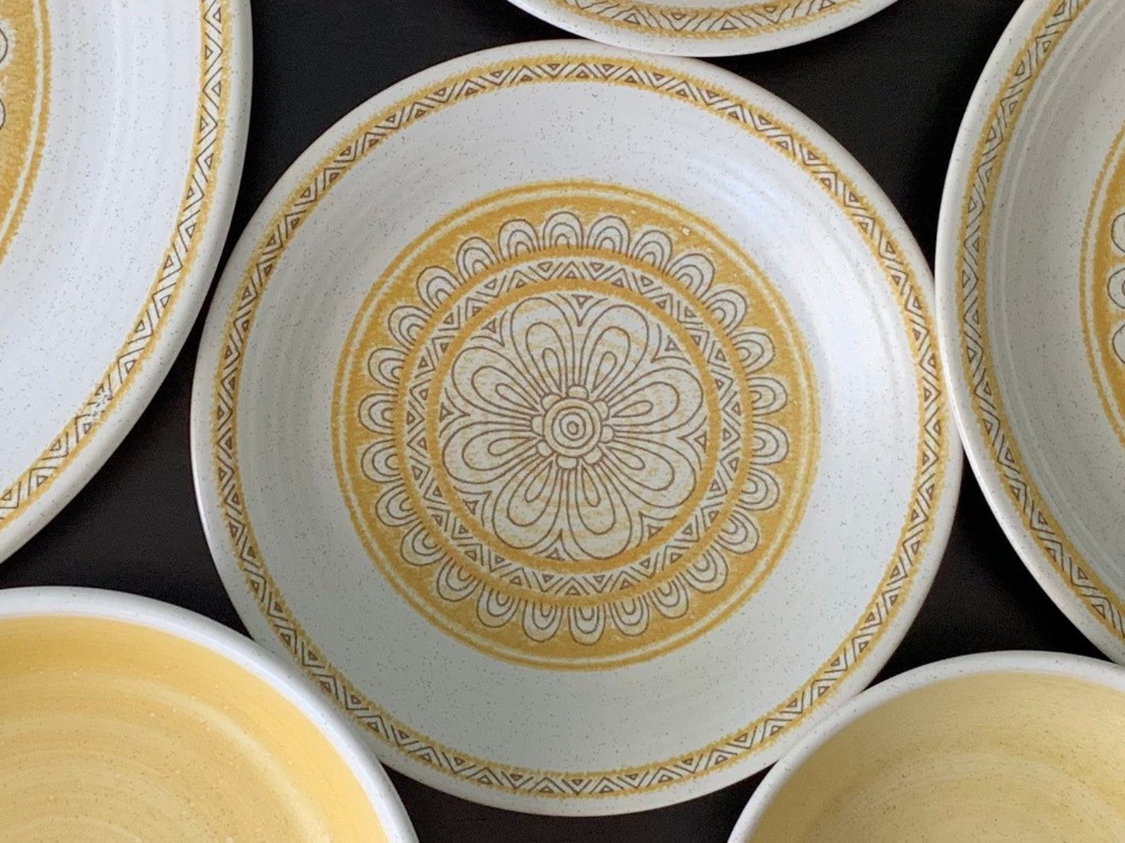 Vintage Hacienda Gold USA Franciscan Dinnerware Dinner Salad Etsy