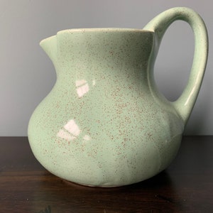 Vintage Brush Pottery Pitcher 83 Jug Vase Ceramic Stoneware