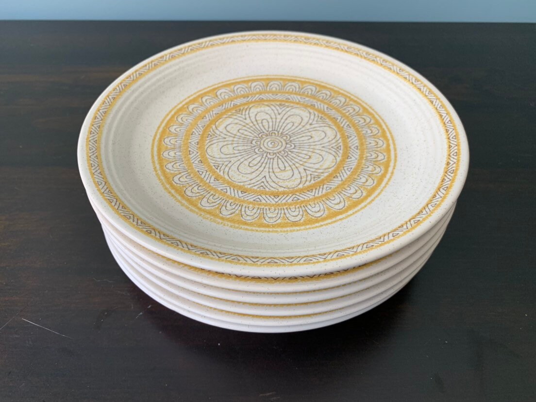 Vintage Hacienda Gold USA Franciscan Dinnerware Dinner Salad Etsy