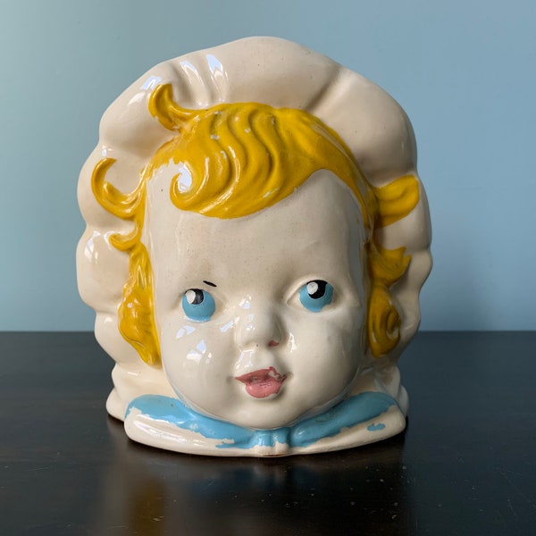 Baby Doll Head Vase Etsy